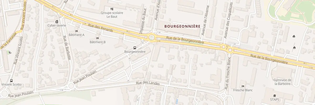 Plan du 91 Rue de la Bourgeonnière à Nantes