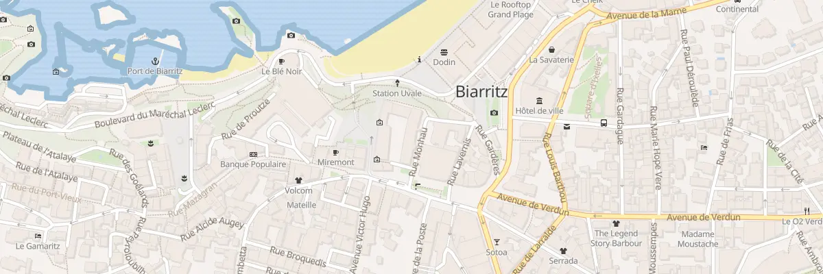 Plan du 15 Pl Georges Clémenceau à Biarritz
