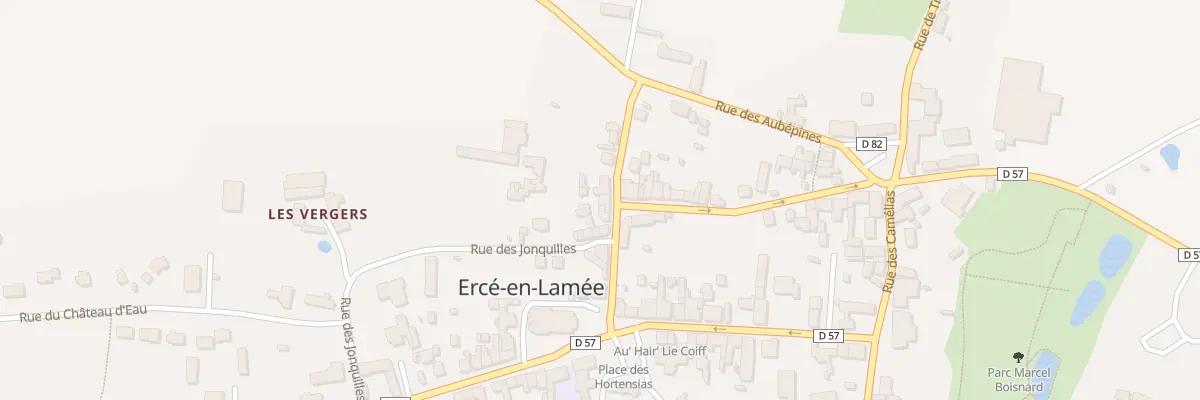 Plan du 5 Rue des Violettes à Ercé-en-Lamée