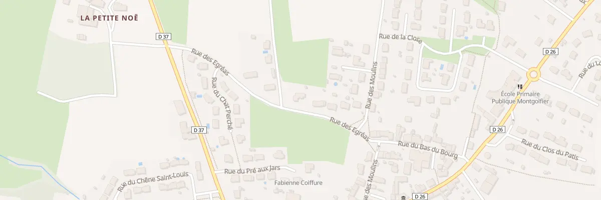Plan du 8 Rue des egréas à Casson