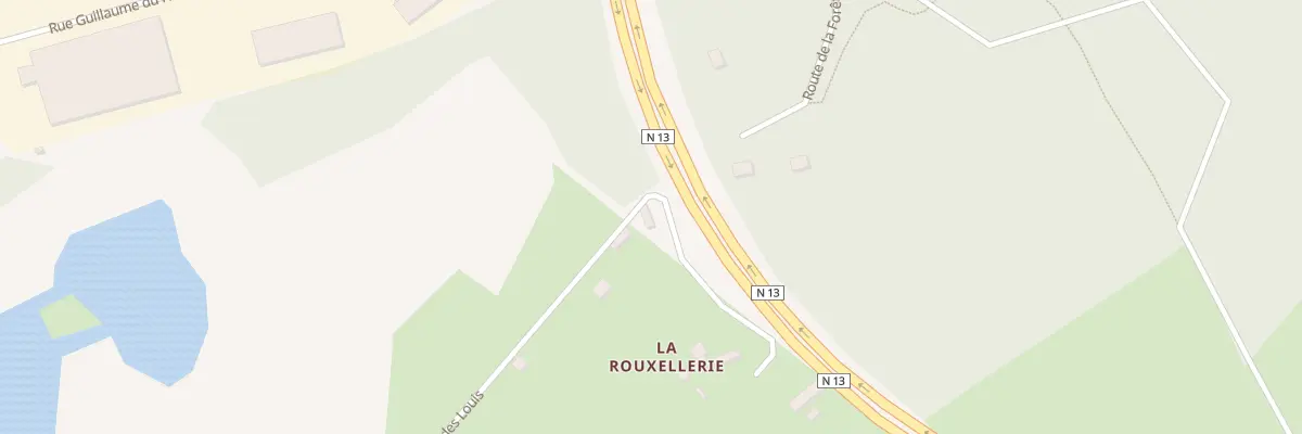 Plan du 161 Rte de la Rade à Brix