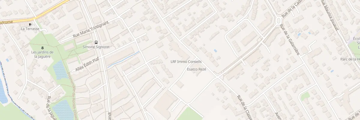 Plan du 46 Rue de la Classerie à Rezé