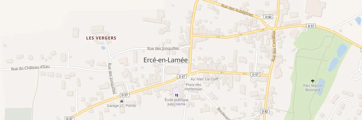 Plan du 3 Pl des Anémones à Ercé-en-Lamée