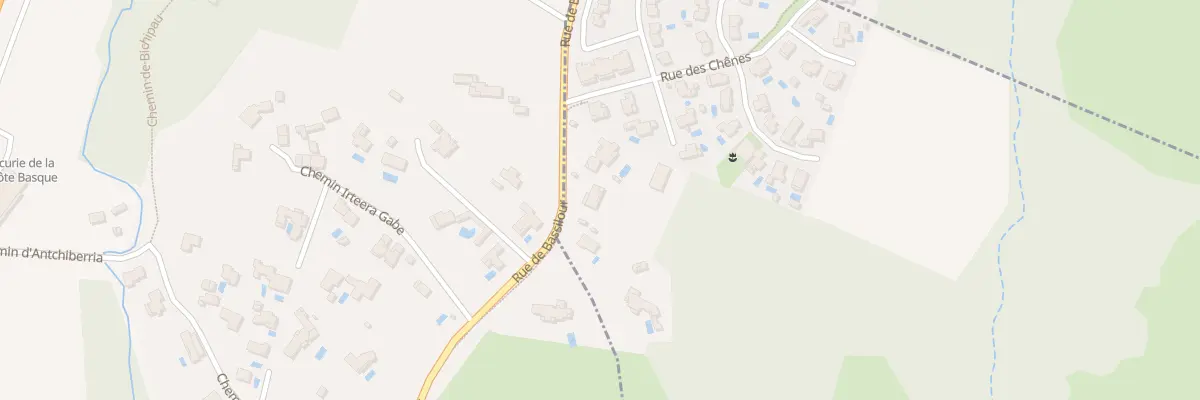 Plan du 6 Rue de Bassilour à Arbonne