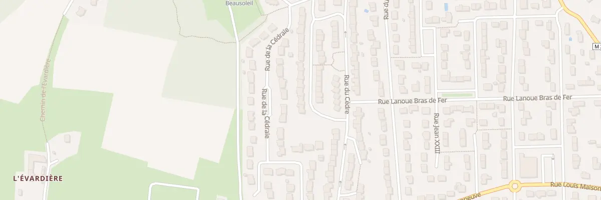 Plan du 22 Rue des Chênes à La Chapelle-sur-Erdre