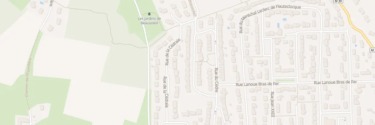 Plan du 14 Rue des Chênes à La Chapelle-sur-Erdre