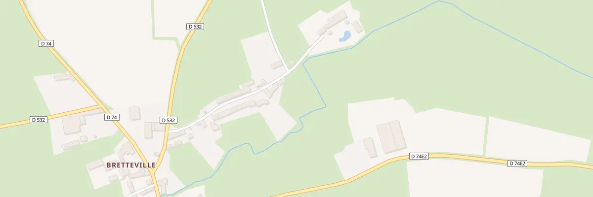 Plan du 13 Bretteville à Geffosses