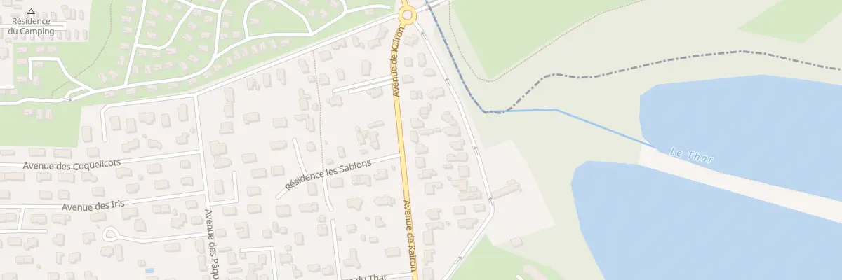 Plan du 15 Av de Kairon -Jullouville à Jullouville