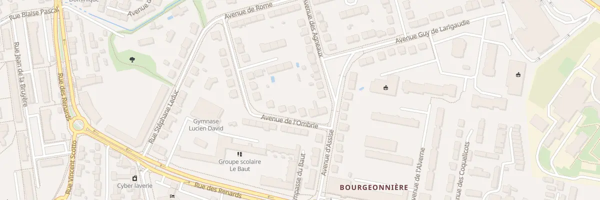 Plan du 6 Av de l’Ombrie à Nantes