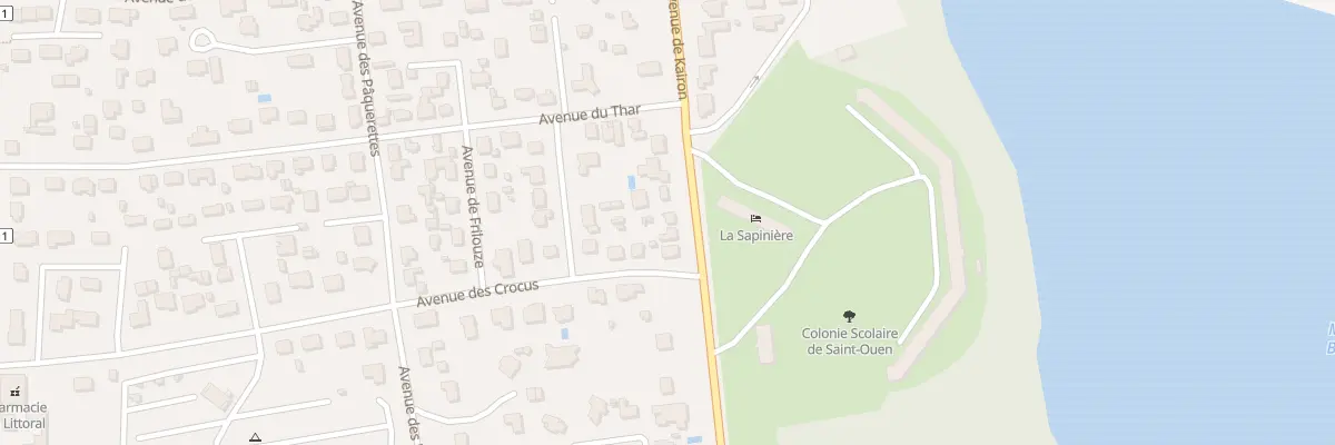 Plan du 36 Av de Kairon -Jullouville à Jullouville