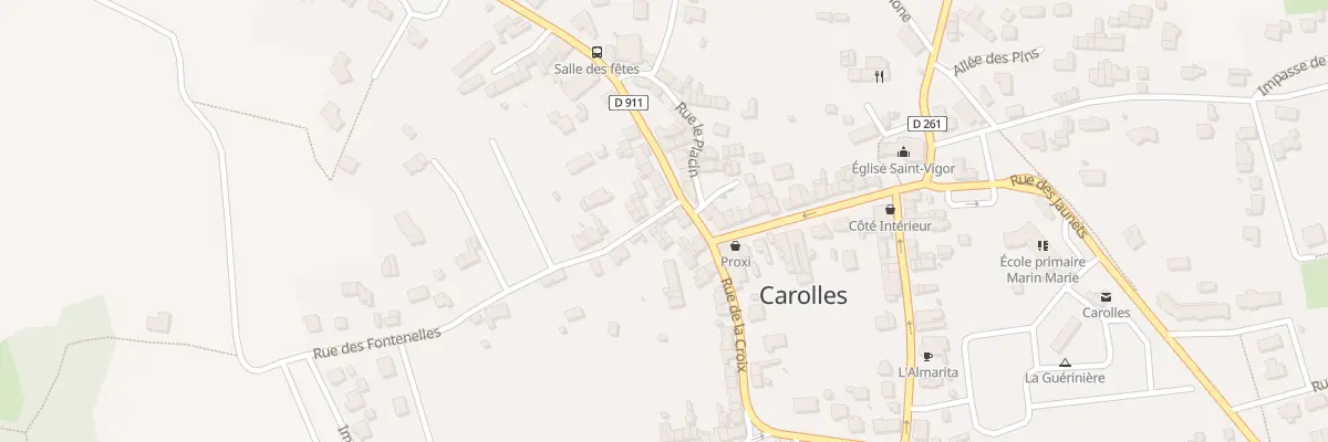 Plan du 3 Rue des Fontenelles à Carolles