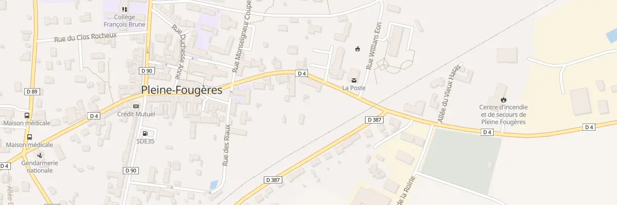 Plan du 32 Rue de Normandie à Pleine-Fougères