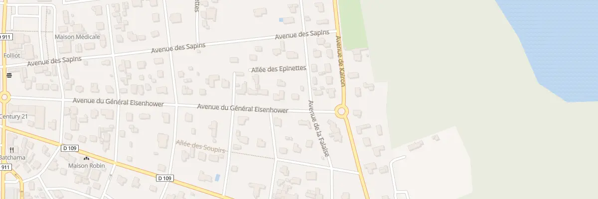 Plan du 43 Av du Gen Eisenhower Jullouvi à Jullouville