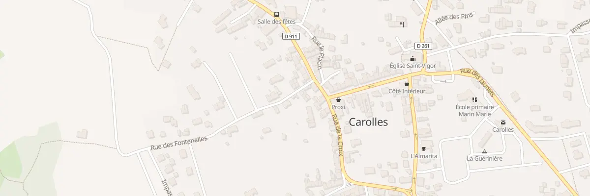 Plan du 7 Rue des Fontenelles à Carolles