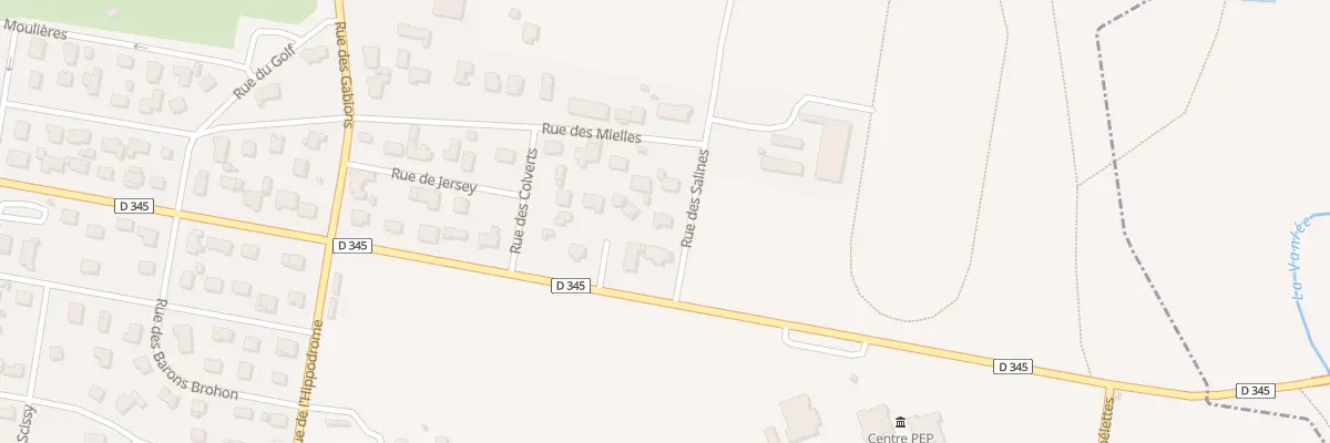 Plan du 2 Rue des Salines à Bréhal