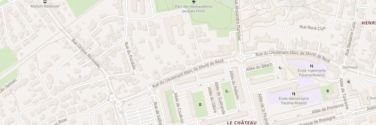 Plan du 72 Rue du Lt de Monti à Rezé