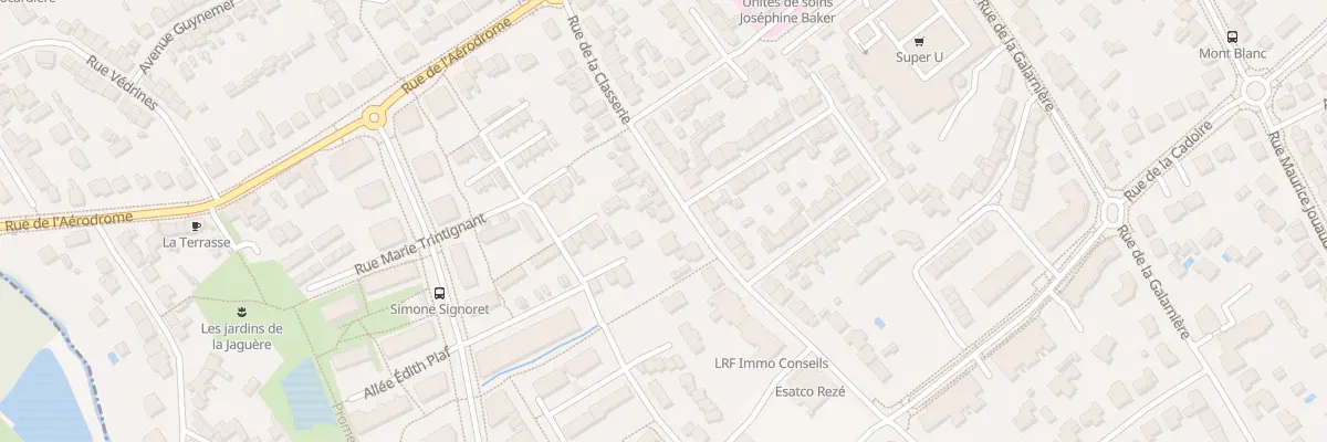 Plan du 30 Rue de la Classerie à Rezé