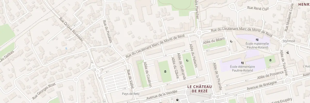 Plan du 7 Rue de Vallet à Rezé