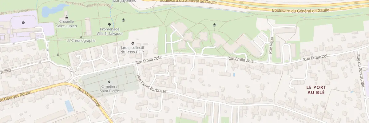 Plan du 75 Rue Emile Zola à Rezé