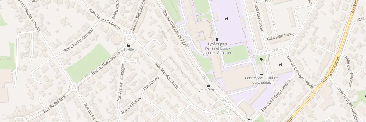 Plan du 33 Rue du Château de Rezé à Rezé