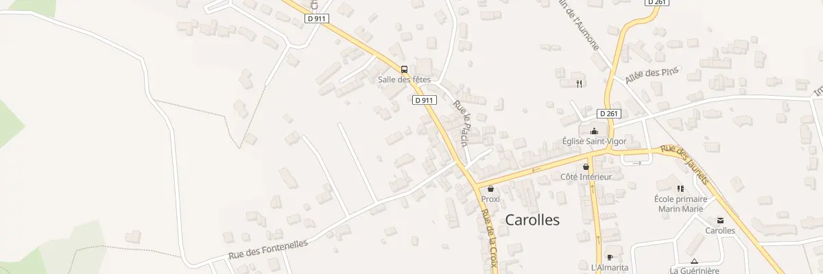 Plan du 6 Rue des Fontenelles à Carolles