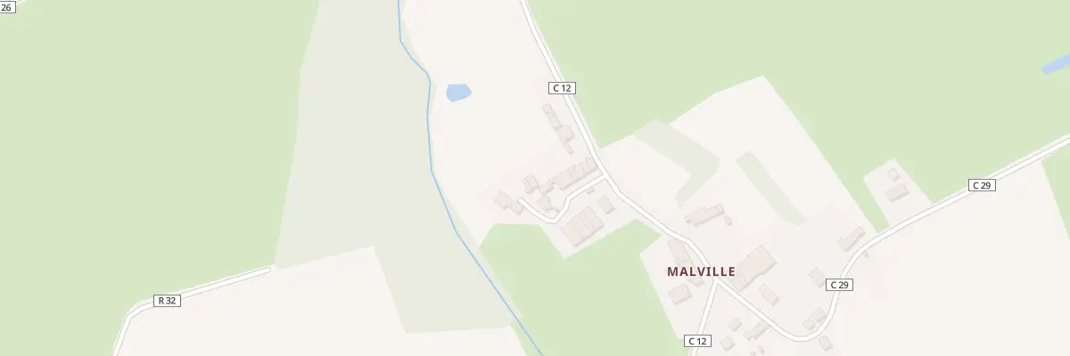Plan du 4 Malville à Saffré