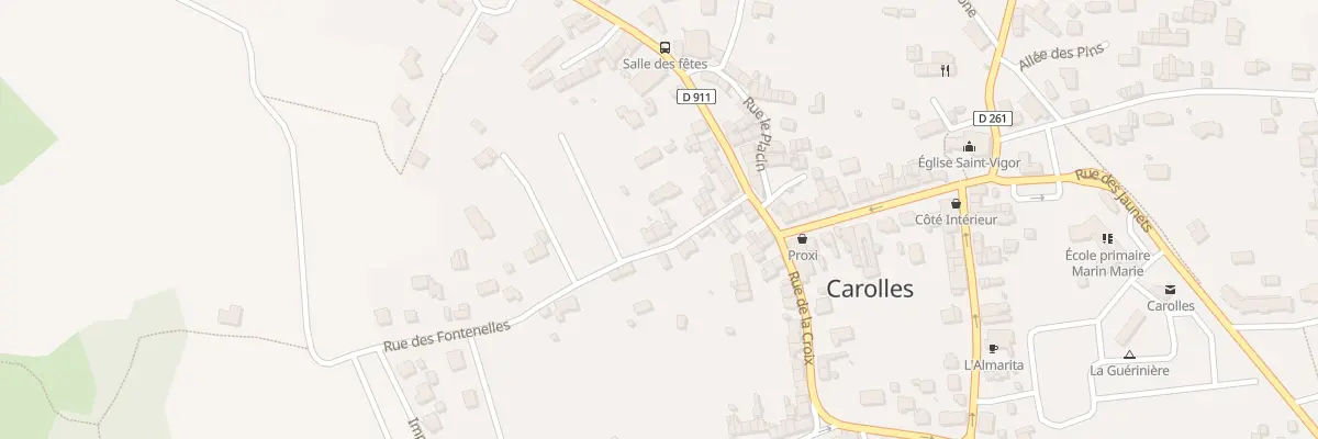 Plan du 12 Rue des Fontenelles à Carolles