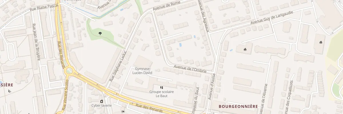 Plan du 14 Av de l’Ombrie à Nantes