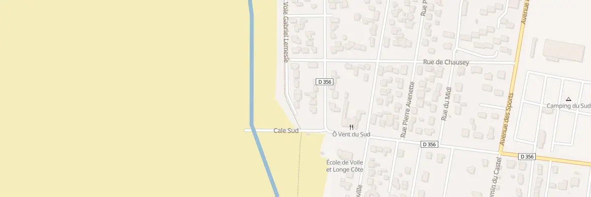 Plan du 39 Voie Gabriel Lemesle à Hauteville-sur-Mer
