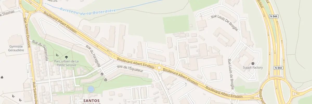 Plan du 18 Bd Albert Einstein à Nantes