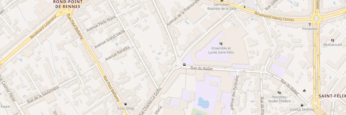 Plan du 7 Pl du Croisic à Nantes
