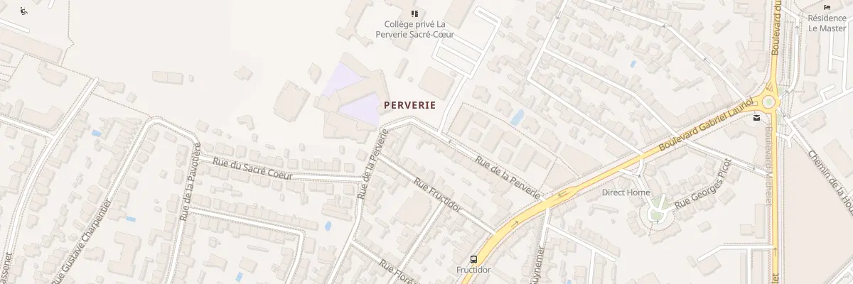 Plan du 54 Rue de la Perverie à Nantes