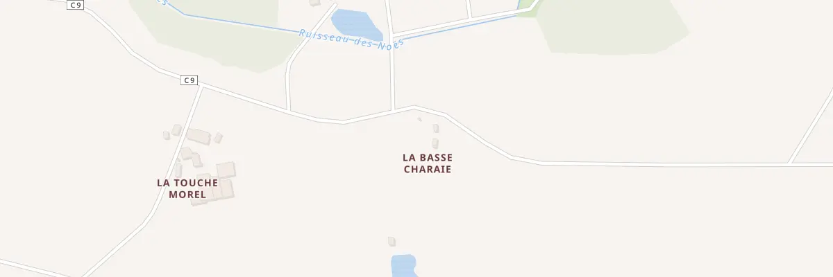 Plan du 5301 La Basse Charaie à La Bosse-de-Bretagne