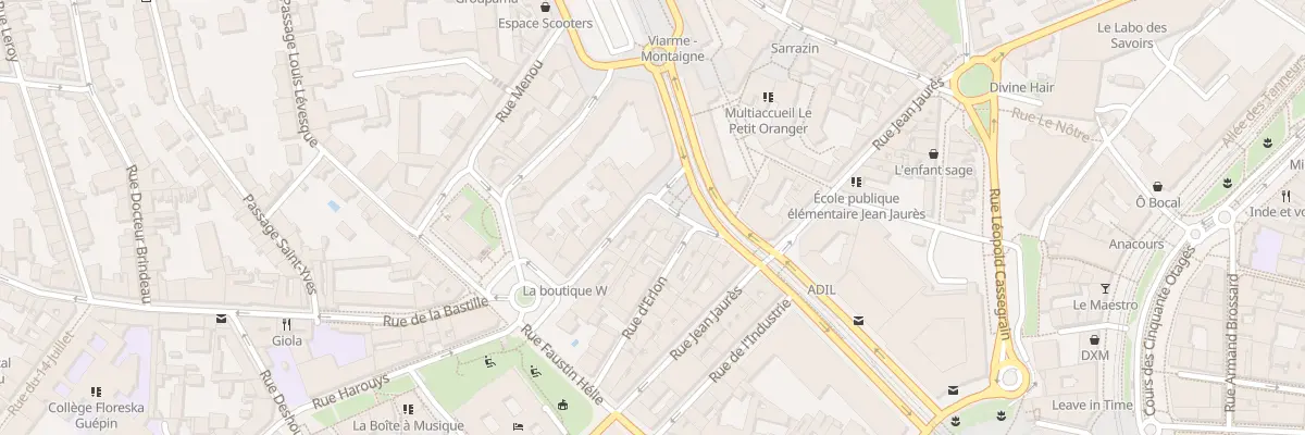 Plan du 2 Pl Sainte Elisabeth à Nantes