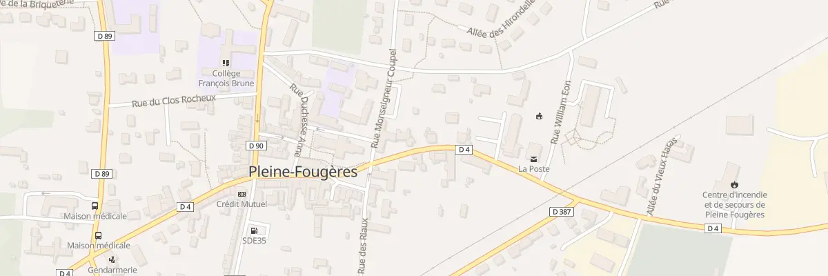 Plan du 5654 Rue de Normandie à Pleine-Fougères