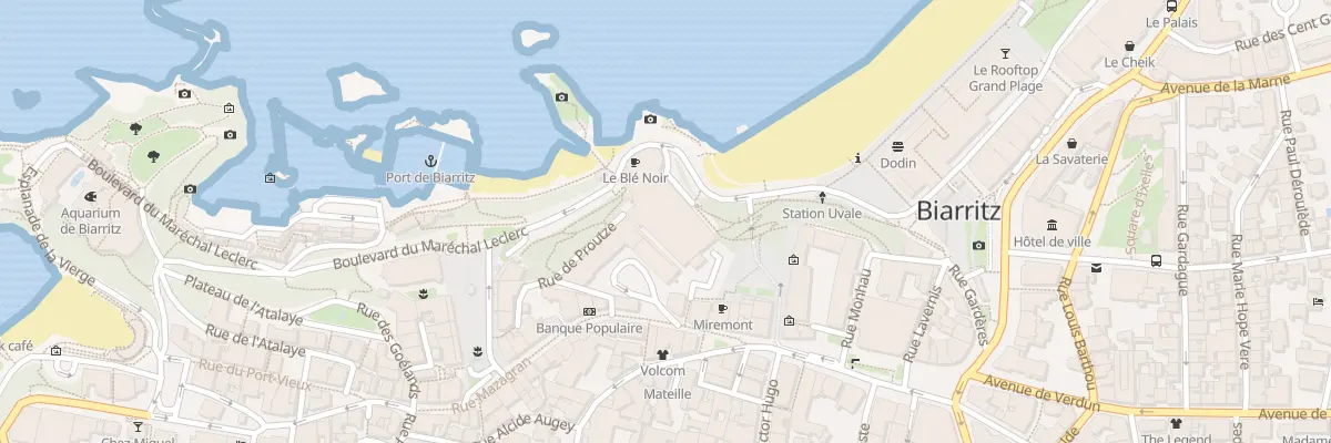 Plan du 31 Bd General de Gaulle à Biarritz