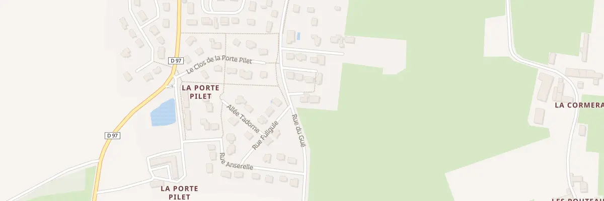 Plan du 9 Lot Les Allees de la Choinette à Chasné-sur-Illet