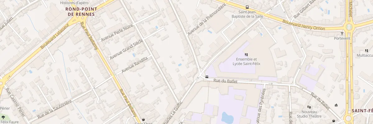 Plan du 5 Rue Vidie à Nantes