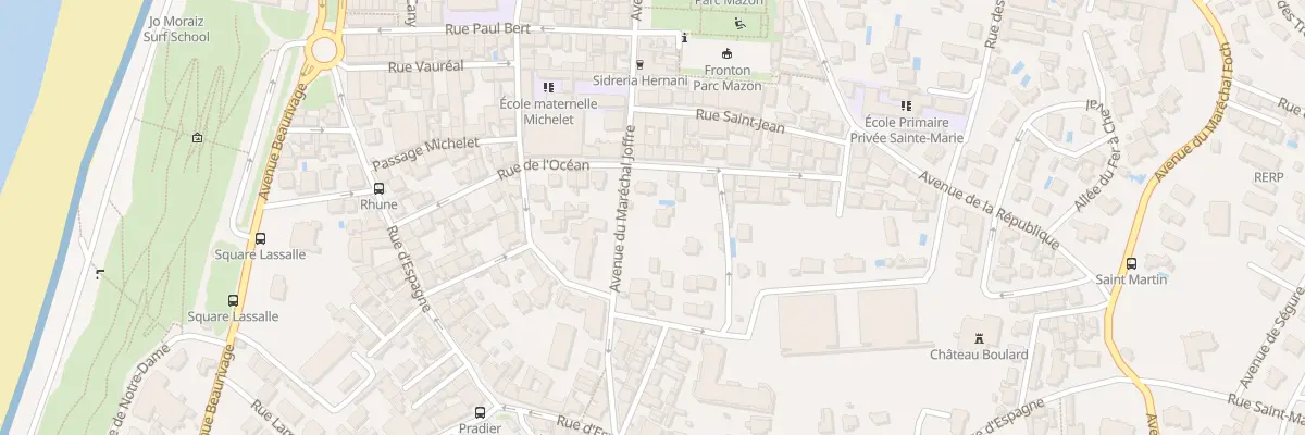 Plan du 41 Av Marechal Joffre à Biarritz