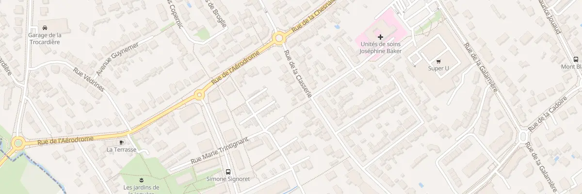 Plan du 14 Rue de la Classerie à Rezé