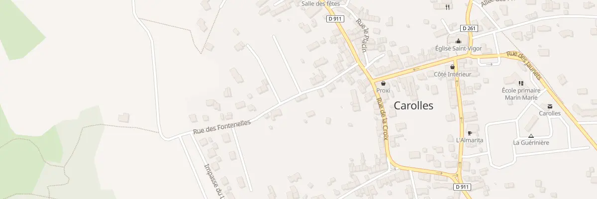 Plan du 17 Rue des Fontenelles à Carolles