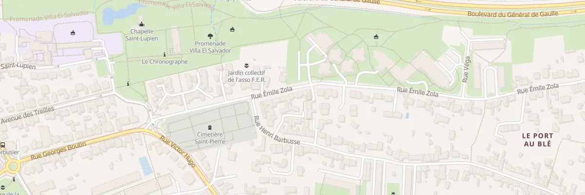 Plan du 85 Rue Emile Zola à Rezé