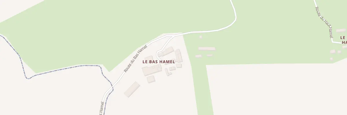 Plan du 5020 Ferme du Bas Hamel à Catteville