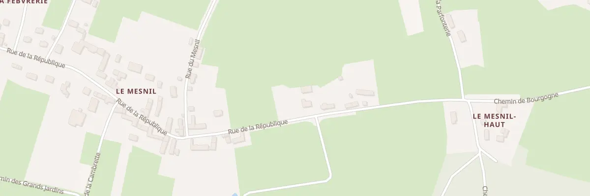 Plan du 223 Rue de la République à Créances