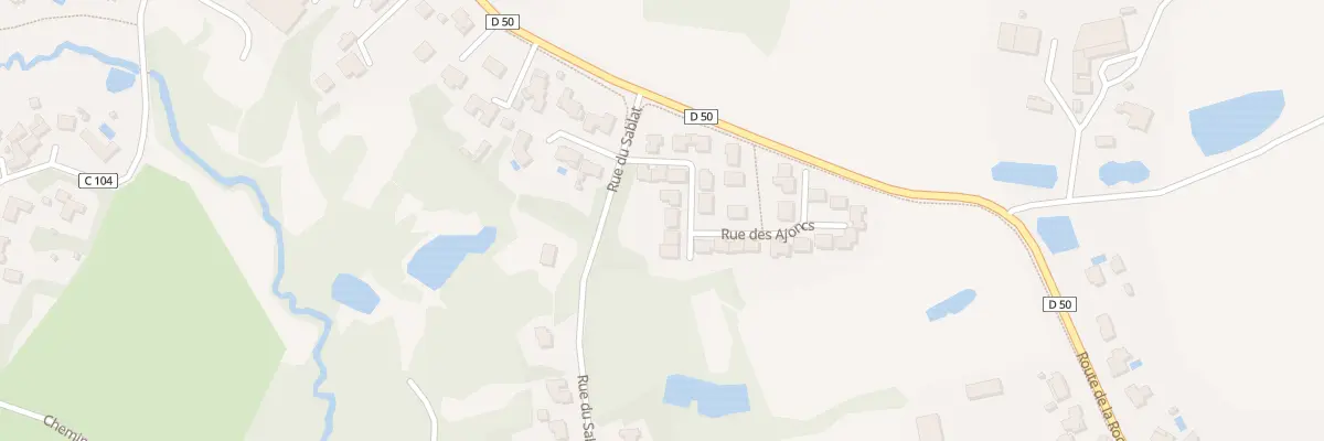 Plan du 10 Rue des Ajoncs à Landeronde