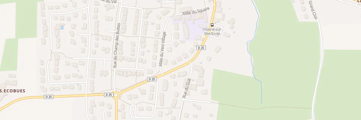Plan du 22 All du Vert-village à Chasné-sur-Illet