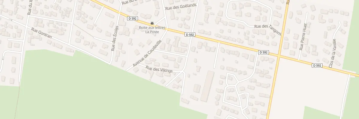 Plan du 8 Rue Guillaume le Conquérant à Bréhal