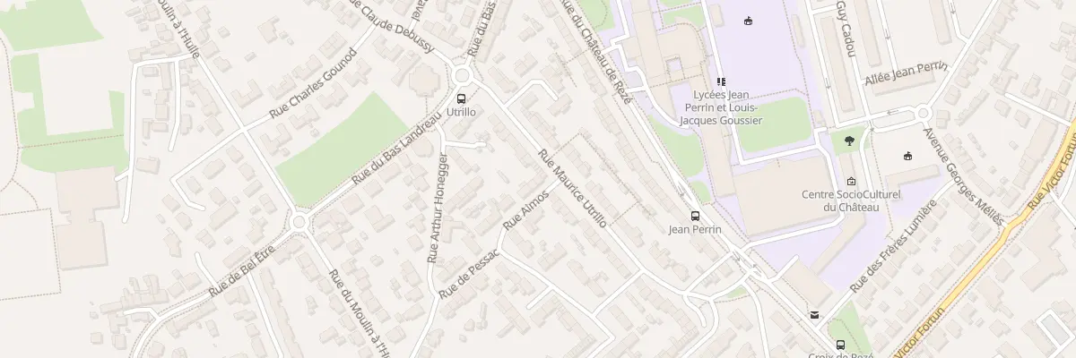 Plan du 2 Rue Aimos à Rezé
