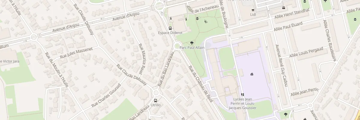 Plan du 65 Rue du Château de Rezé à Rezé
