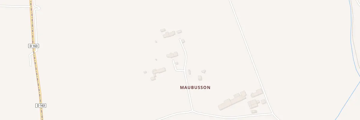 Plan du 5233 Maubusson à Brie